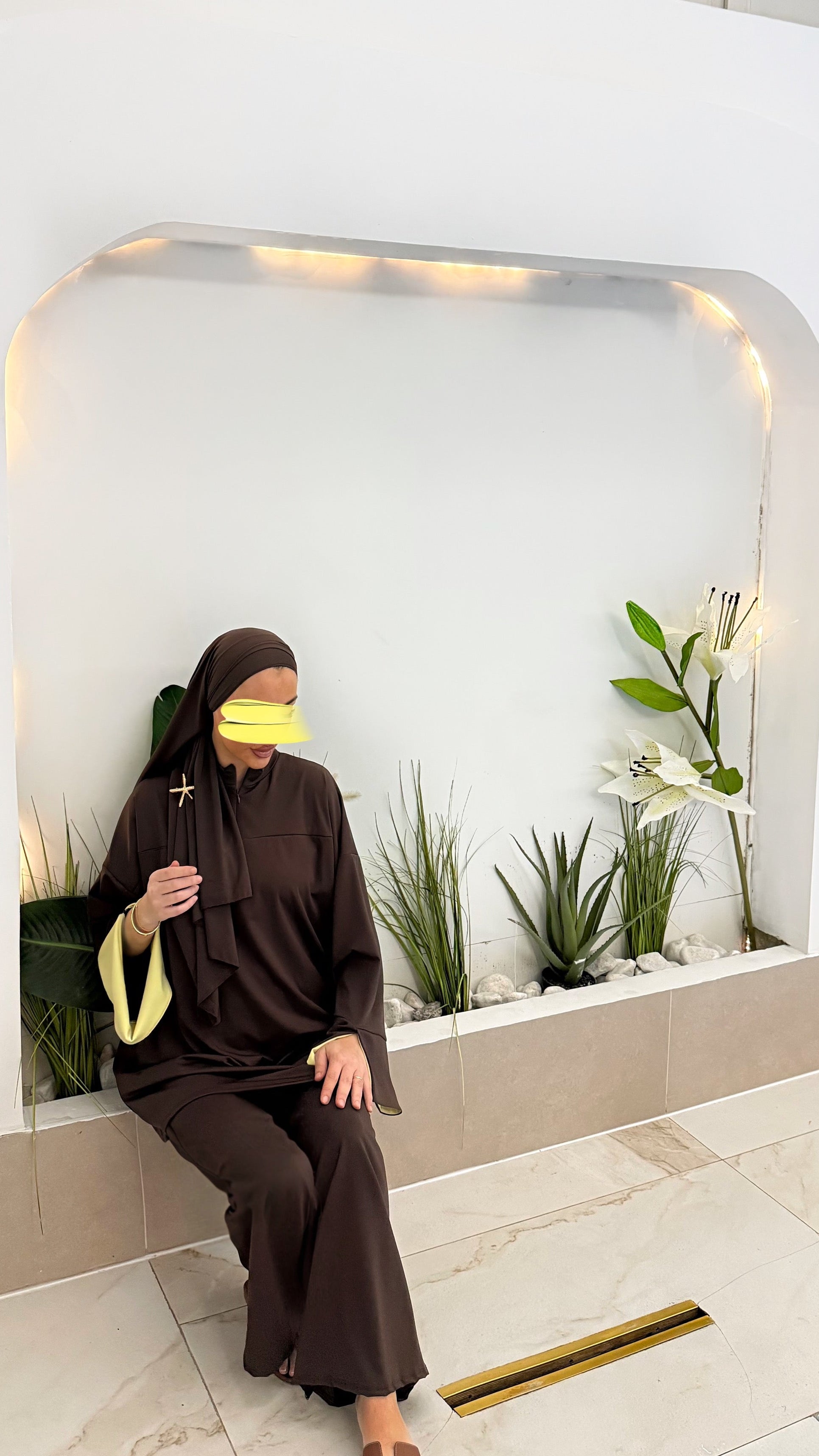 BURKINI BICOLORE • MARRON