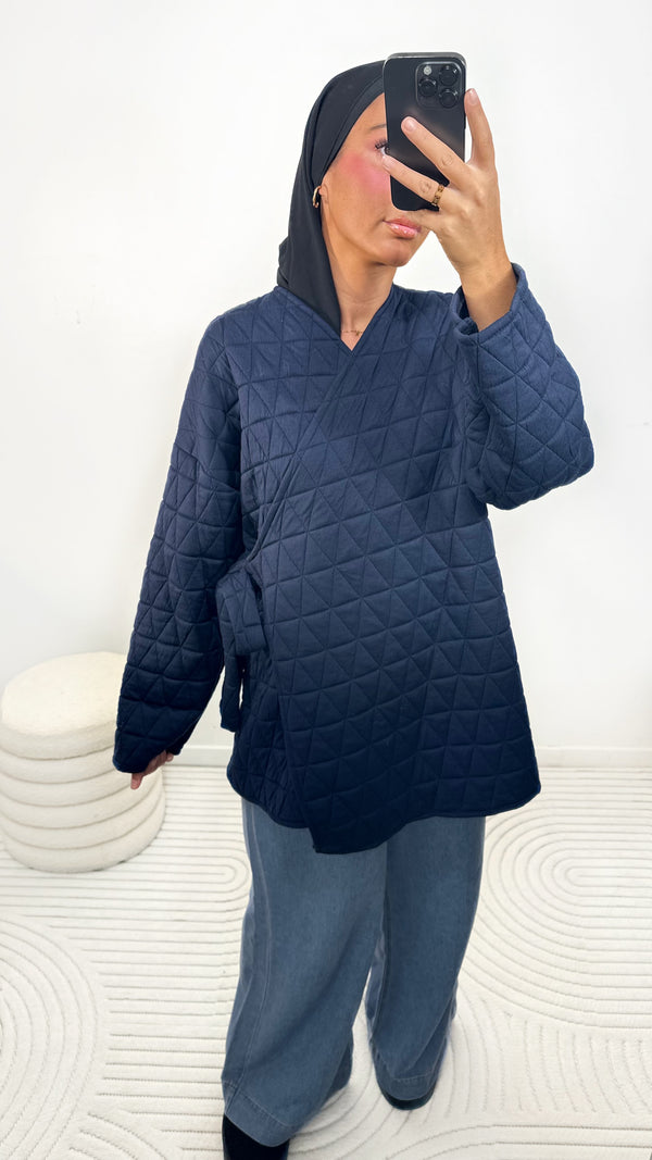 VESTE SAFA • BLEU NUIT
