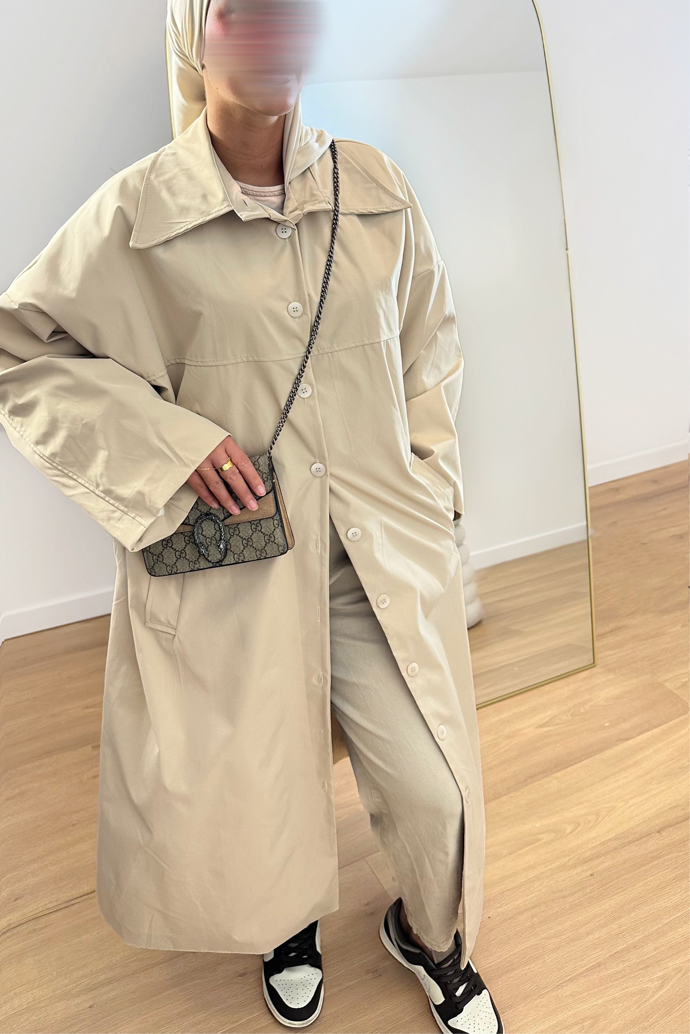 TRENCH OVER • BEIGE