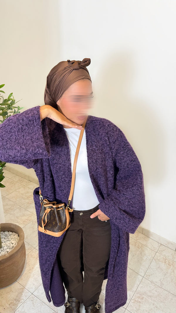 MANTEAU MASTOUR • VIOLET