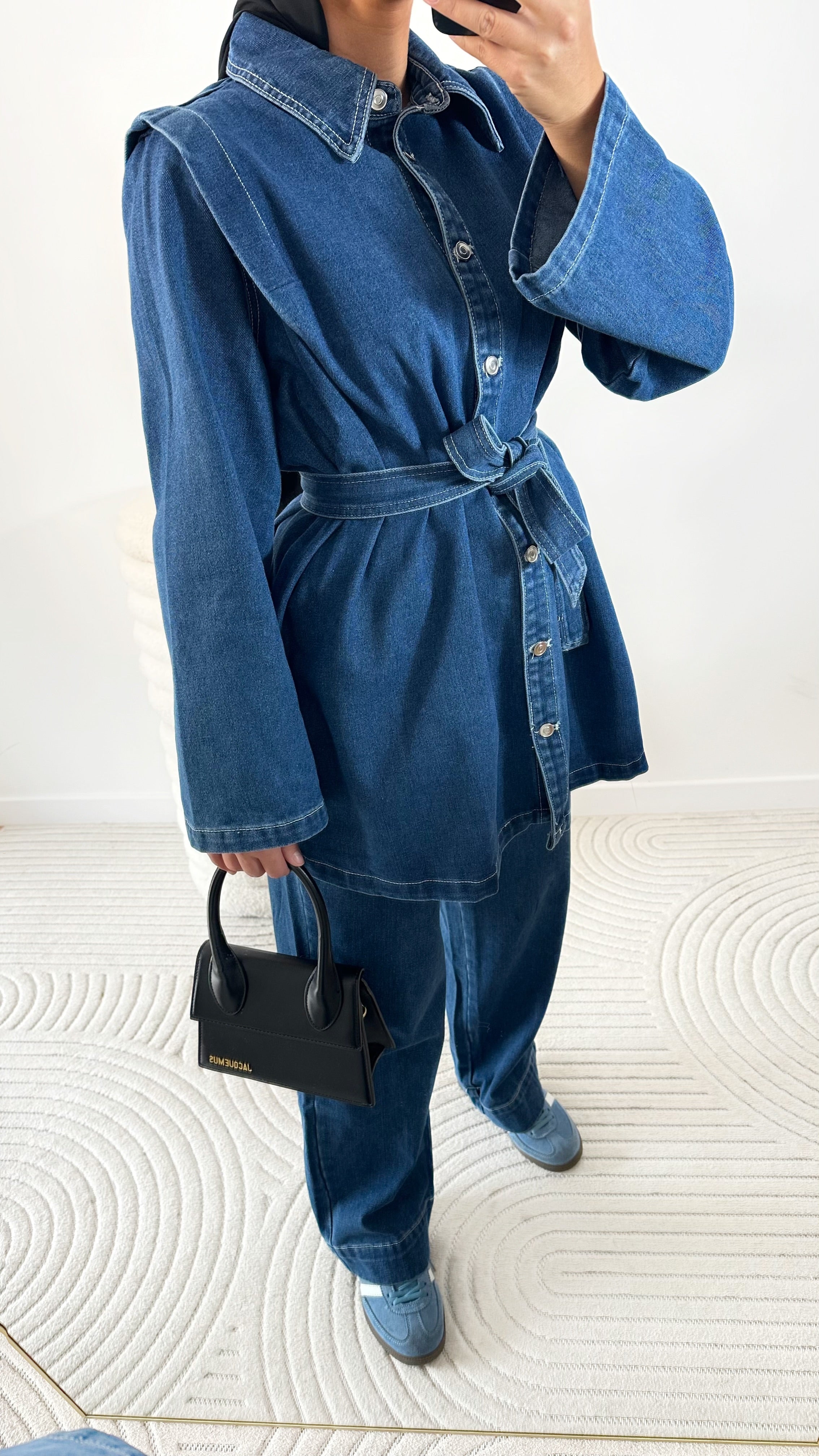 ENSEMBLE EN JEAN • BLEU FONCER