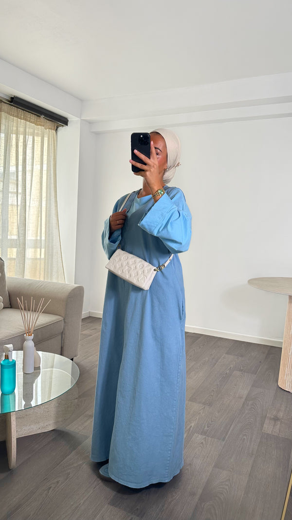 ROBE EN JEAN • BLEU