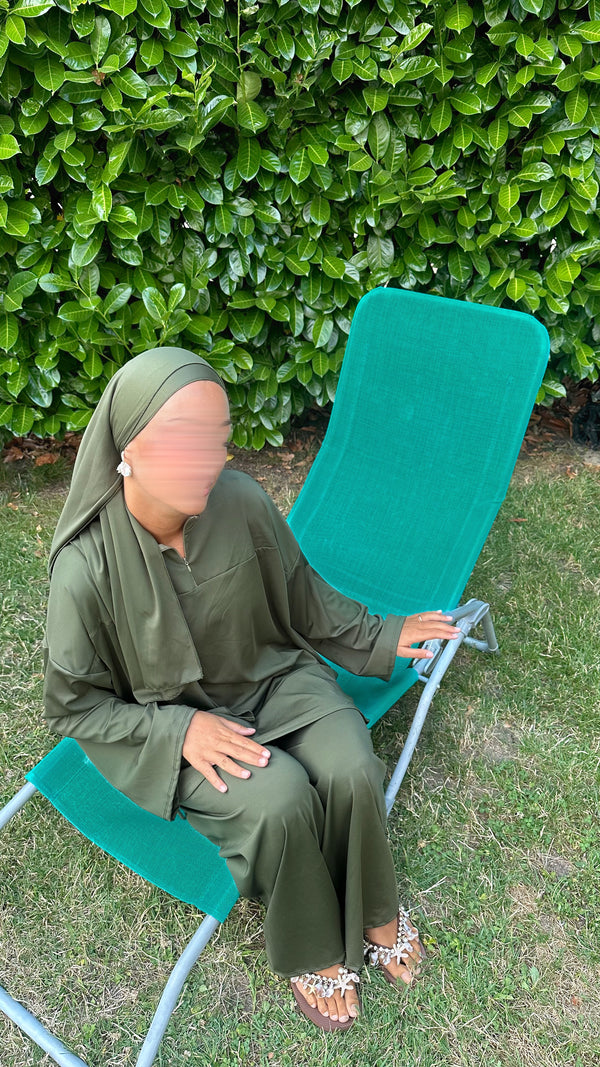 BURKINI À ZIP • KAKI