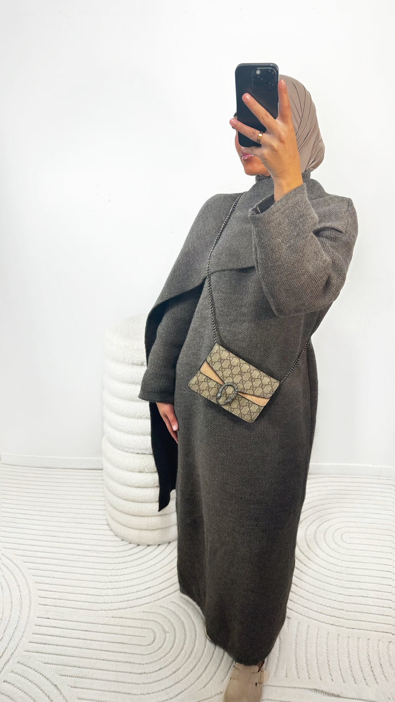 ROBE CAPE • TAUPE