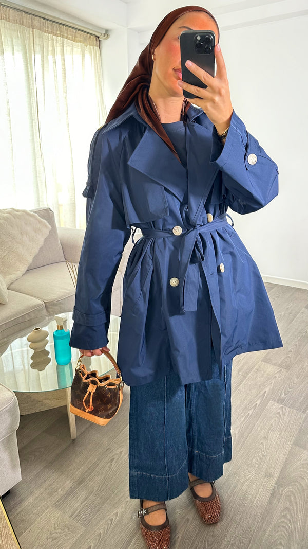 TRENCH TESNIM • BLEU