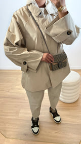 TRENCH COURT • BEIGE