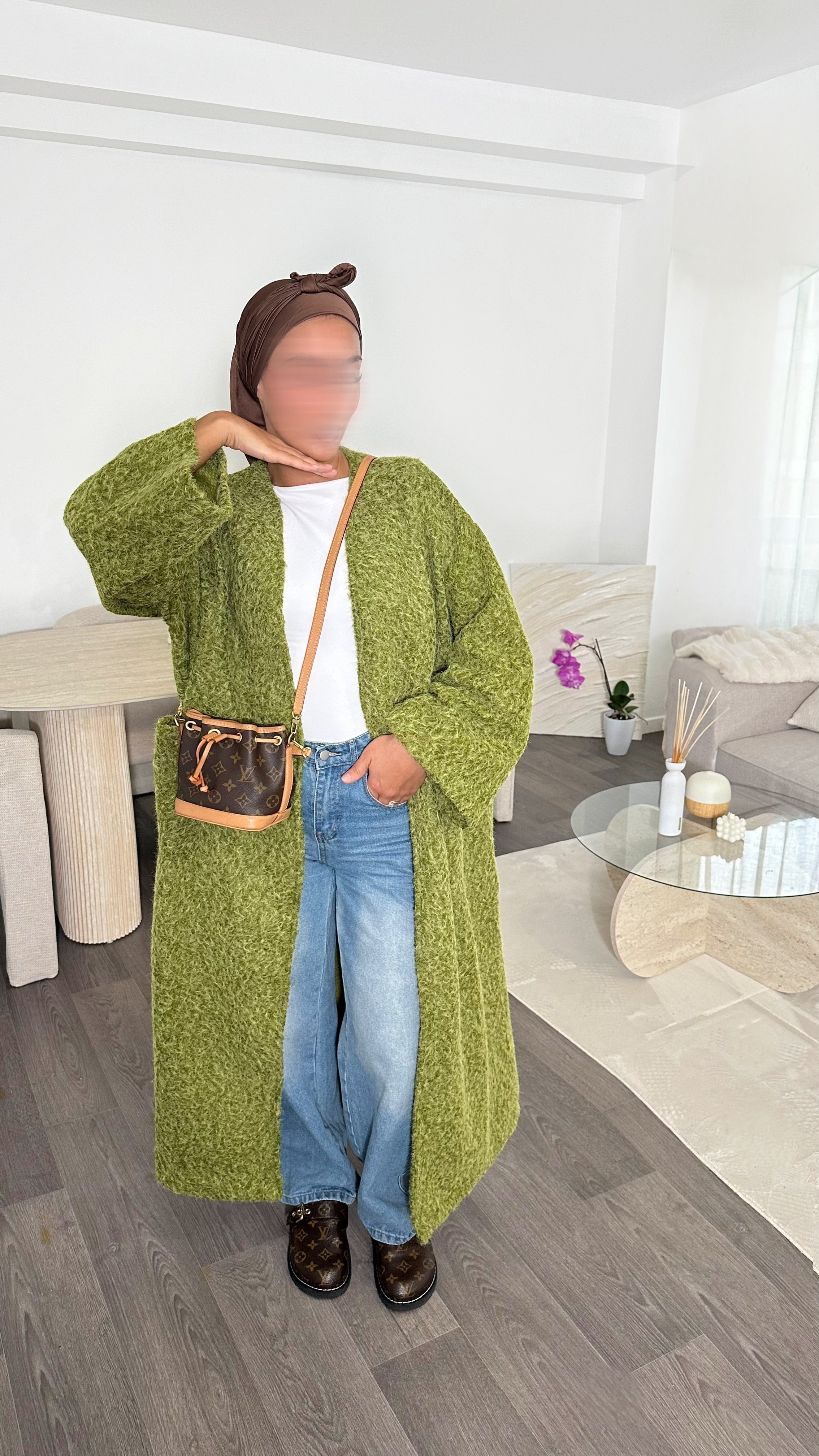 MANTEAU MASTOUR • VERT