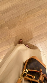 ROBE POPELINE • BEIGE