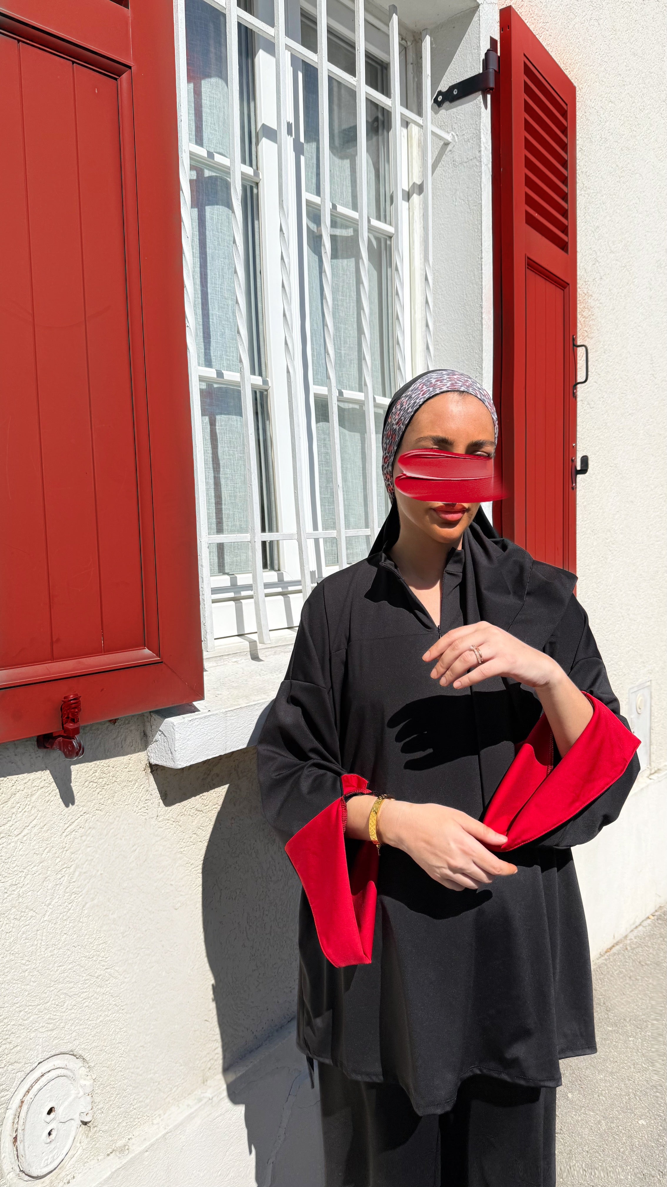 BURKINI BICOLORE • NOIR