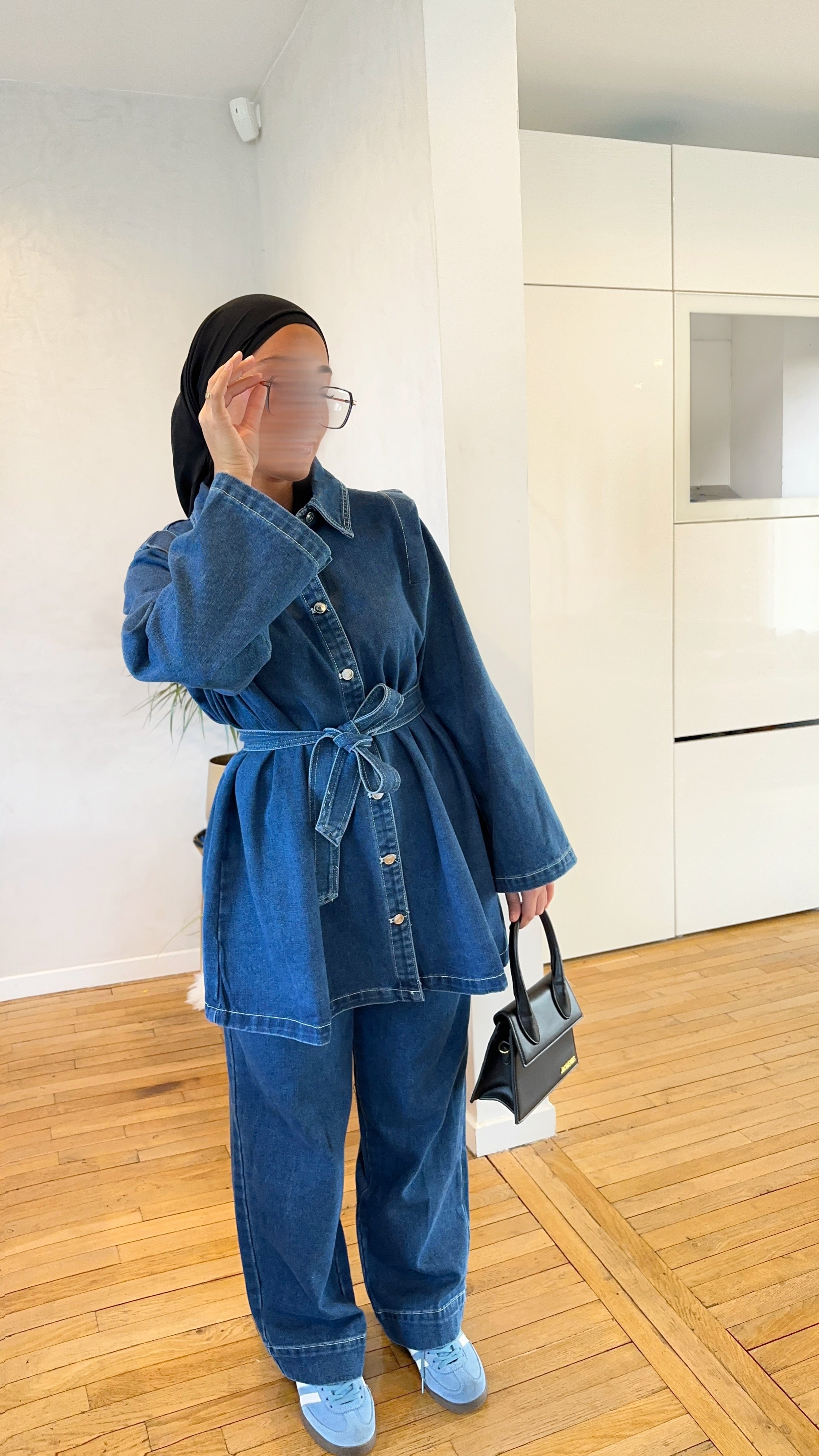 ENSEMBLE EN JEAN • BLEU FONCER