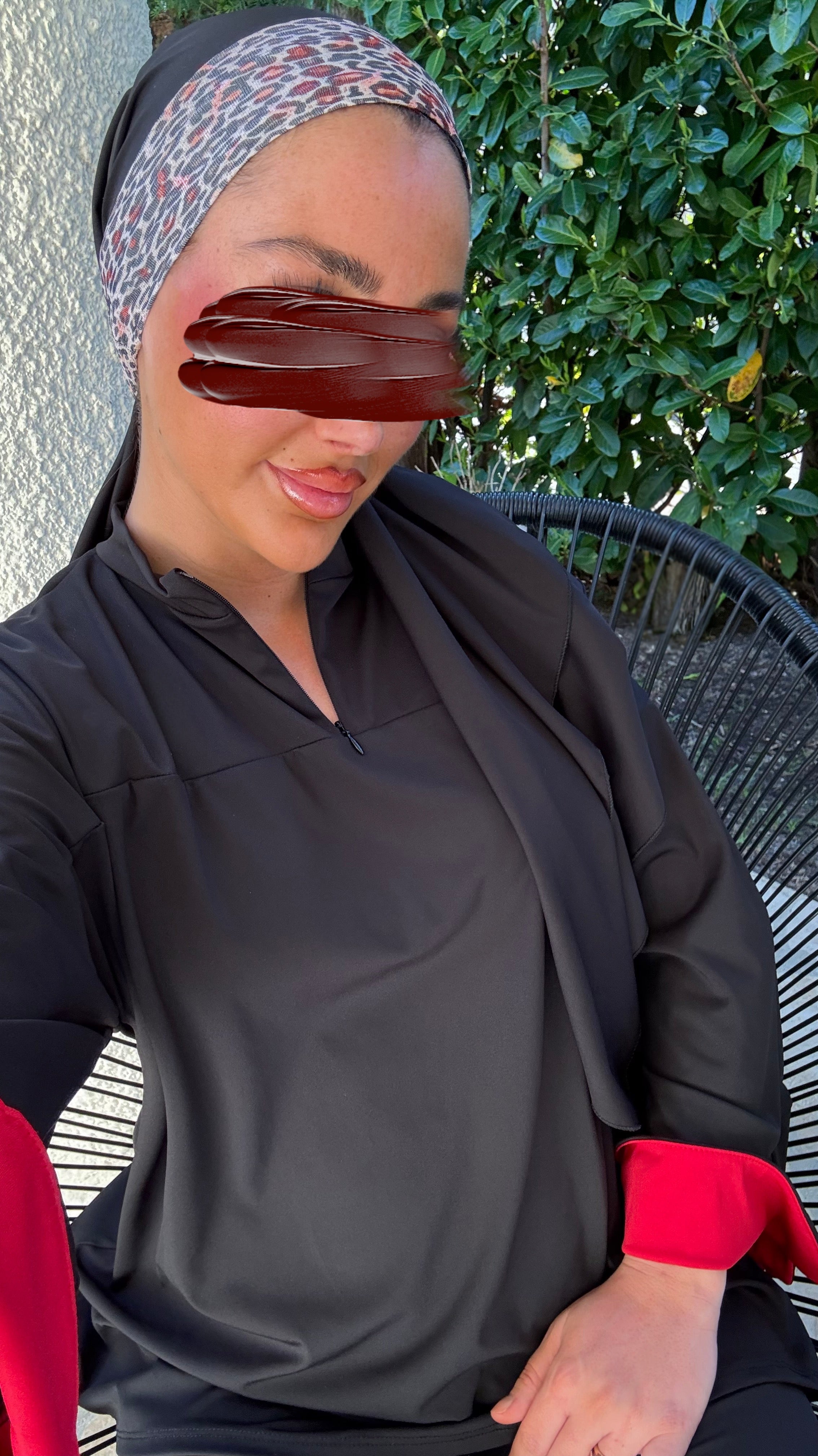 BURKINI BICOLORE • NOIR