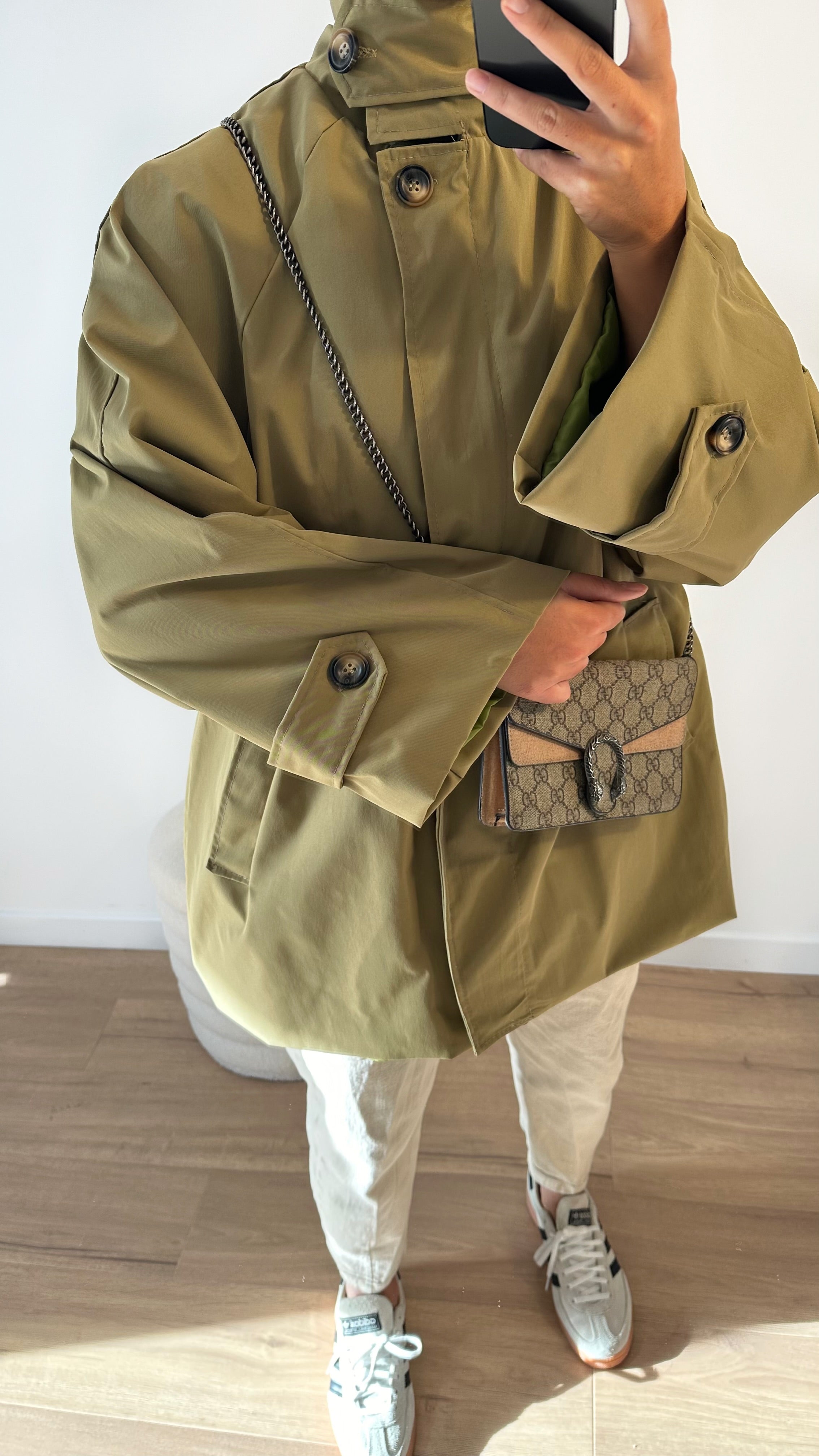 TRENCH COURT • VERT OLIVE
