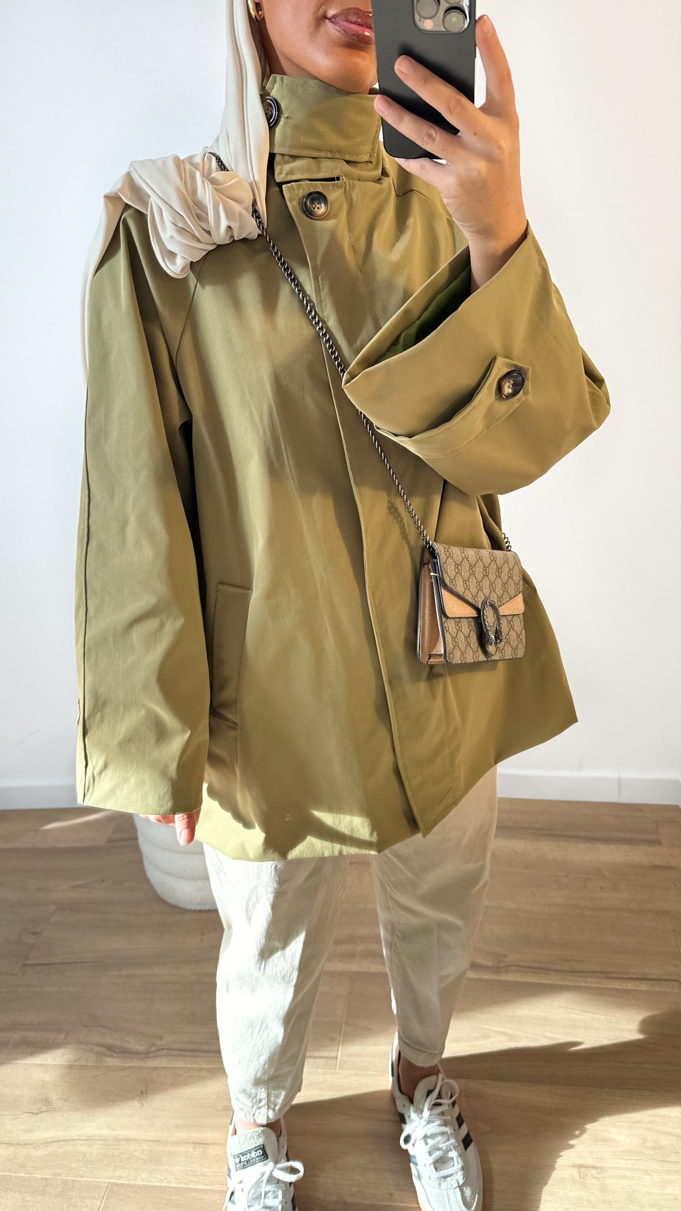 TRENCH COURT • VERT OLIVE