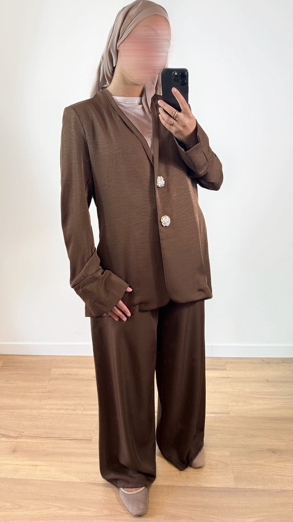 ENSEMBLE MELYANE • MARRON