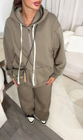 ENSEMBLE JOGGING • TAUPE