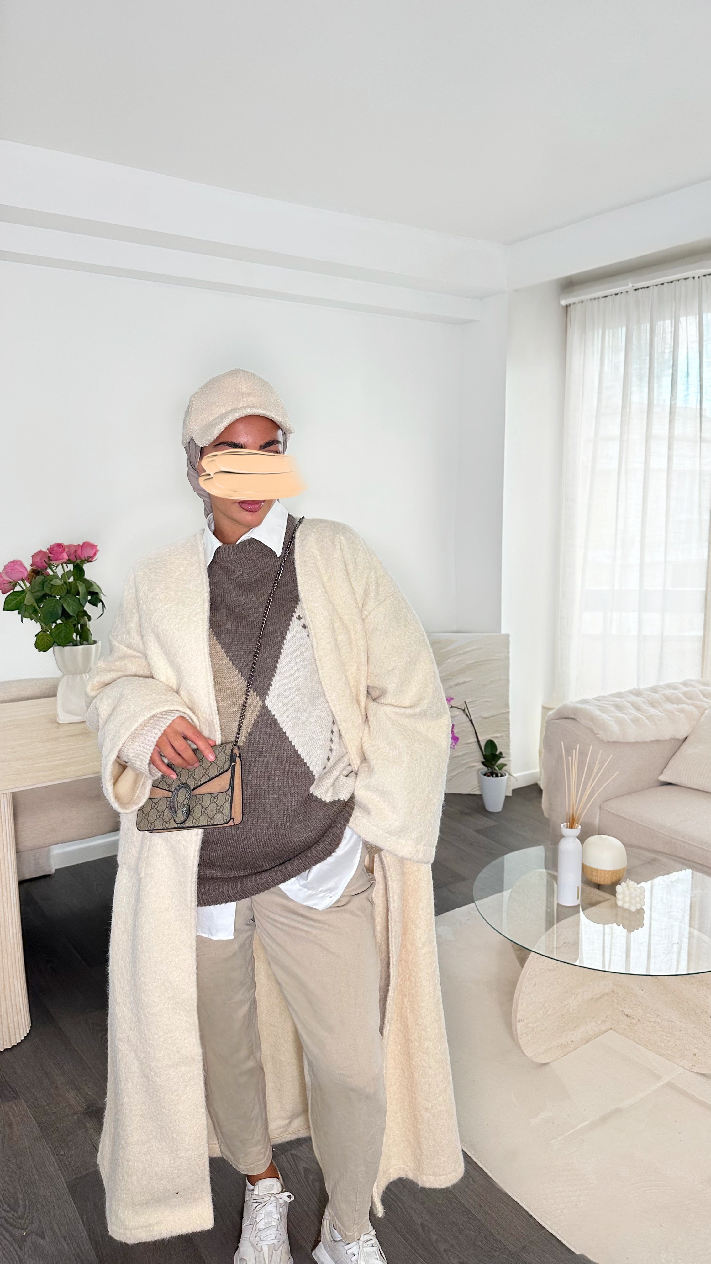 MANTEAU MASTOUR • BEIGE