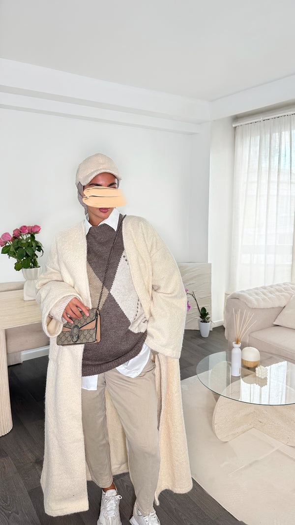 MANTEAU MASTOUR • BEIGE