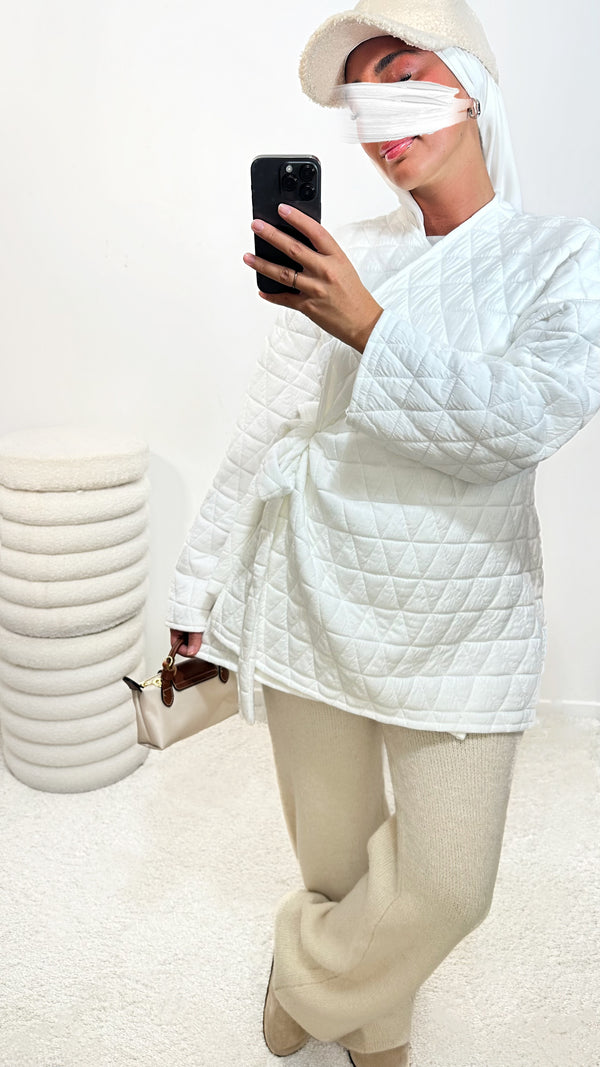 VESTE SAFA • BLANC