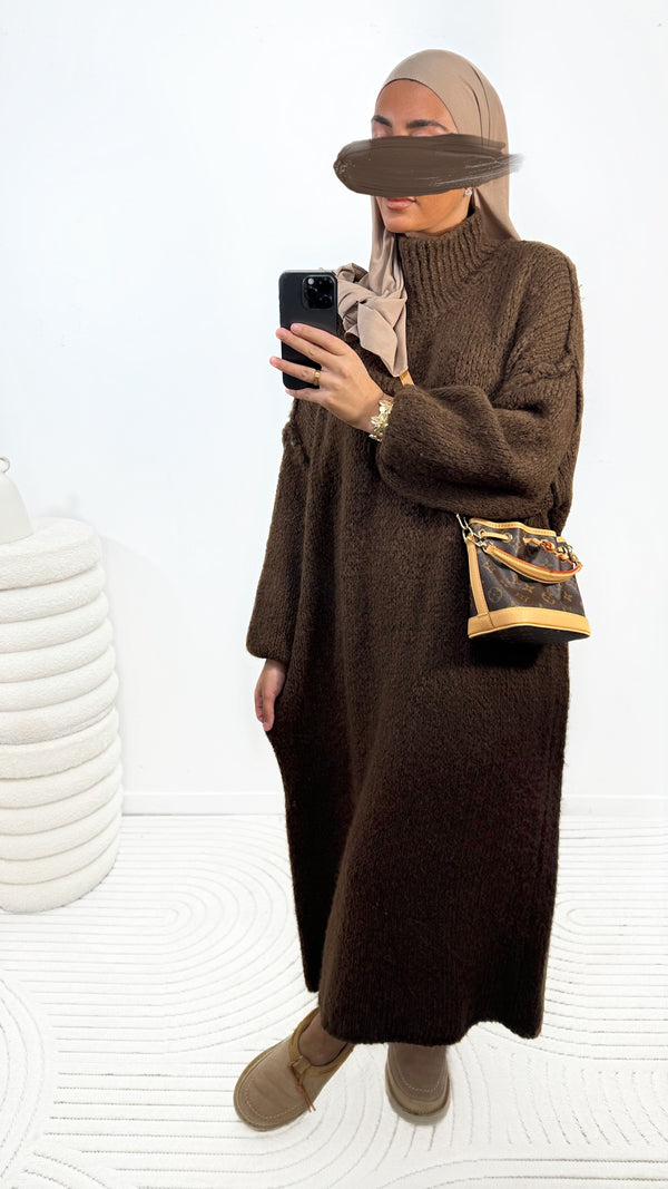 ROBE ALBA • MARRON