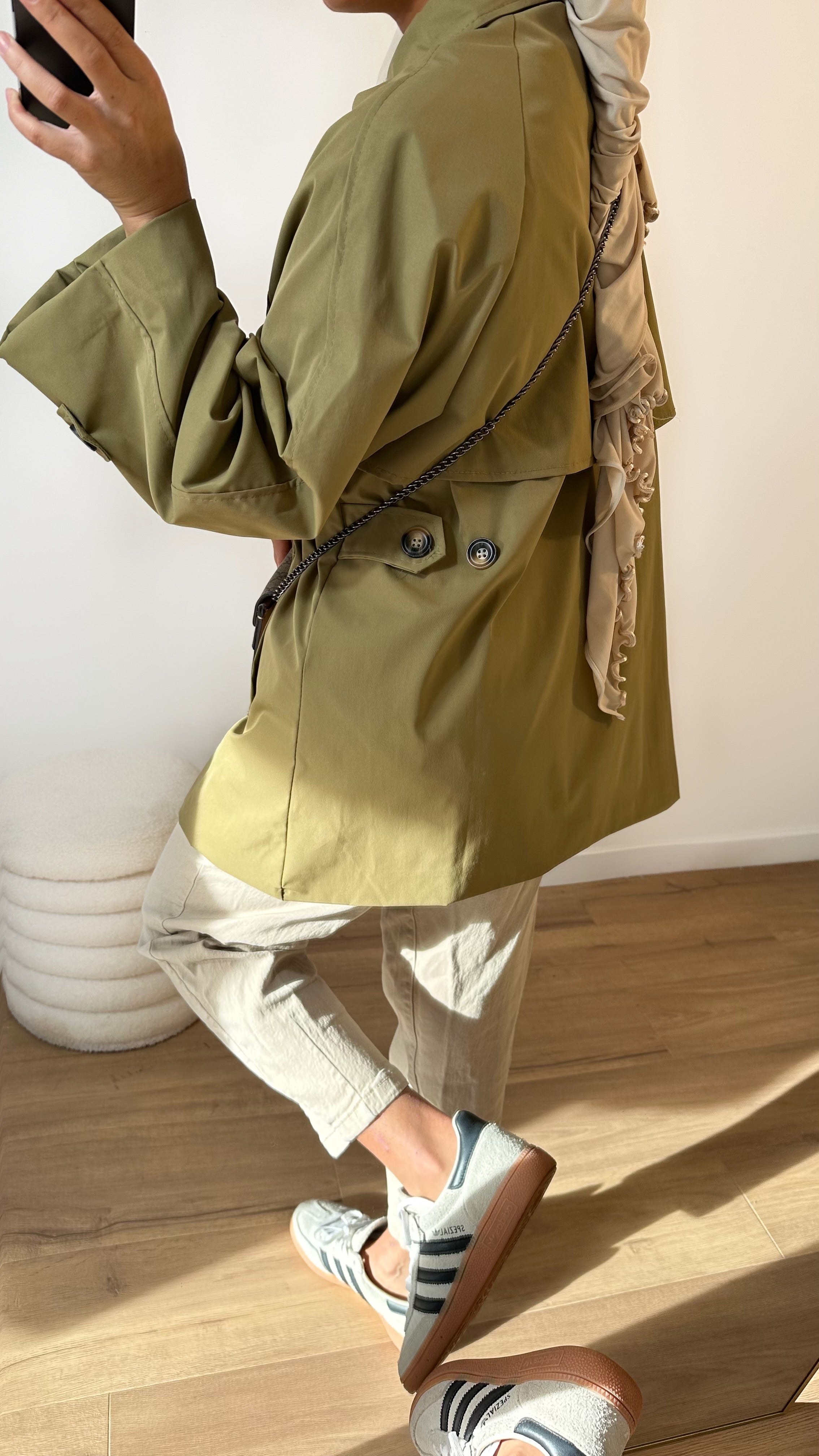 TRENCH COURT • VERT OLIVE