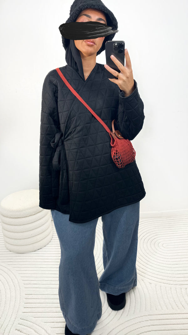 VESTE SAFA • NOIR