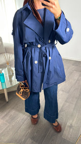 TRENCH TESNIM • BLEU