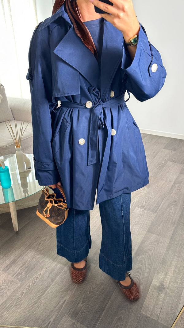 TRENCH TESNIM • BLEU