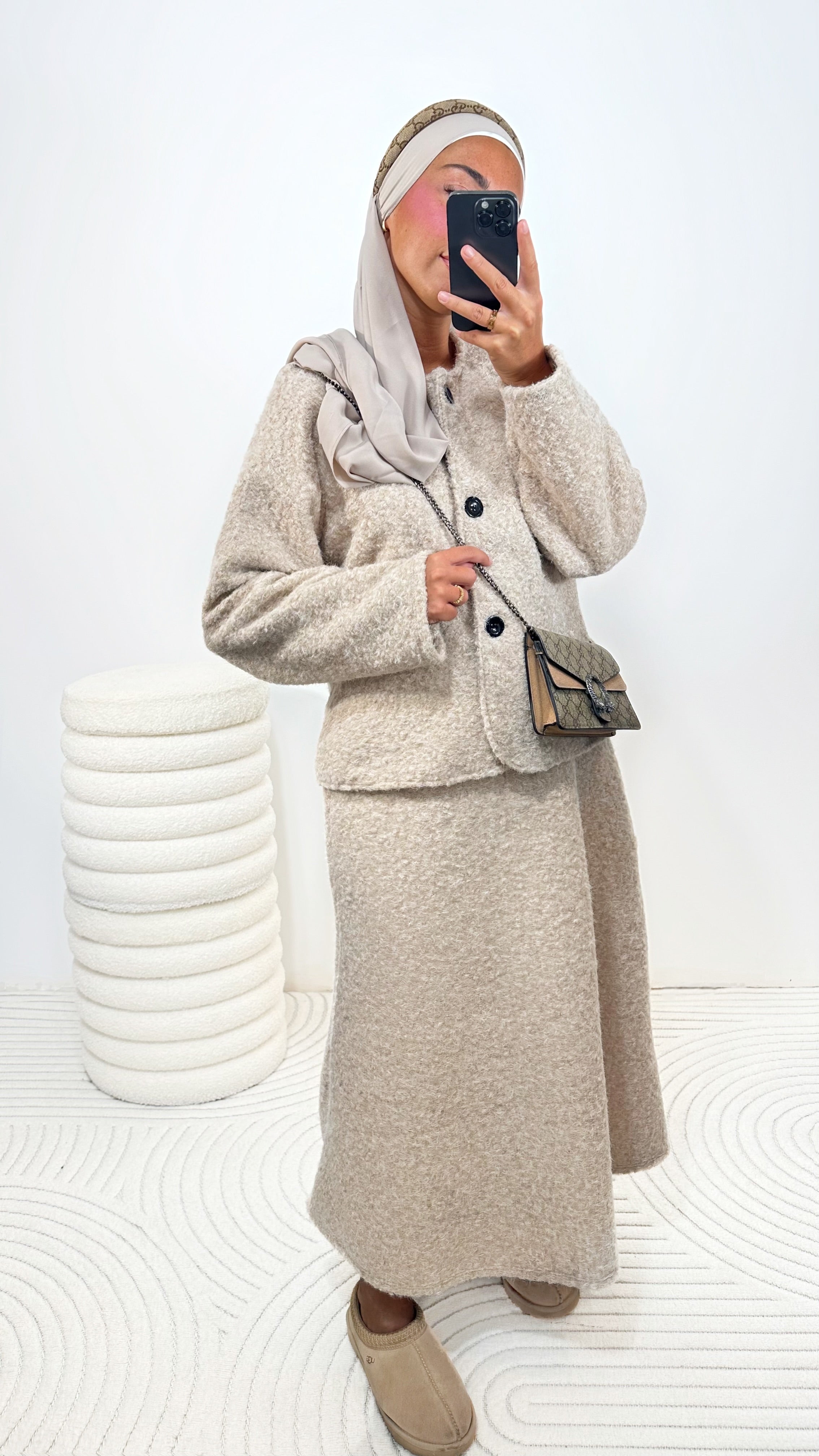 ENSEMBLE FLUFFY • BEIGE