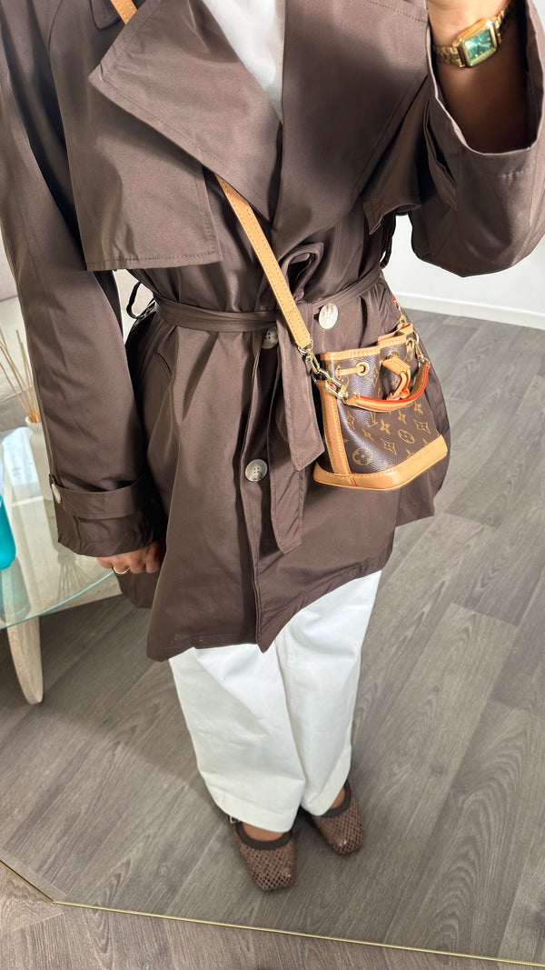 TRENCH TESNIM • MARRON