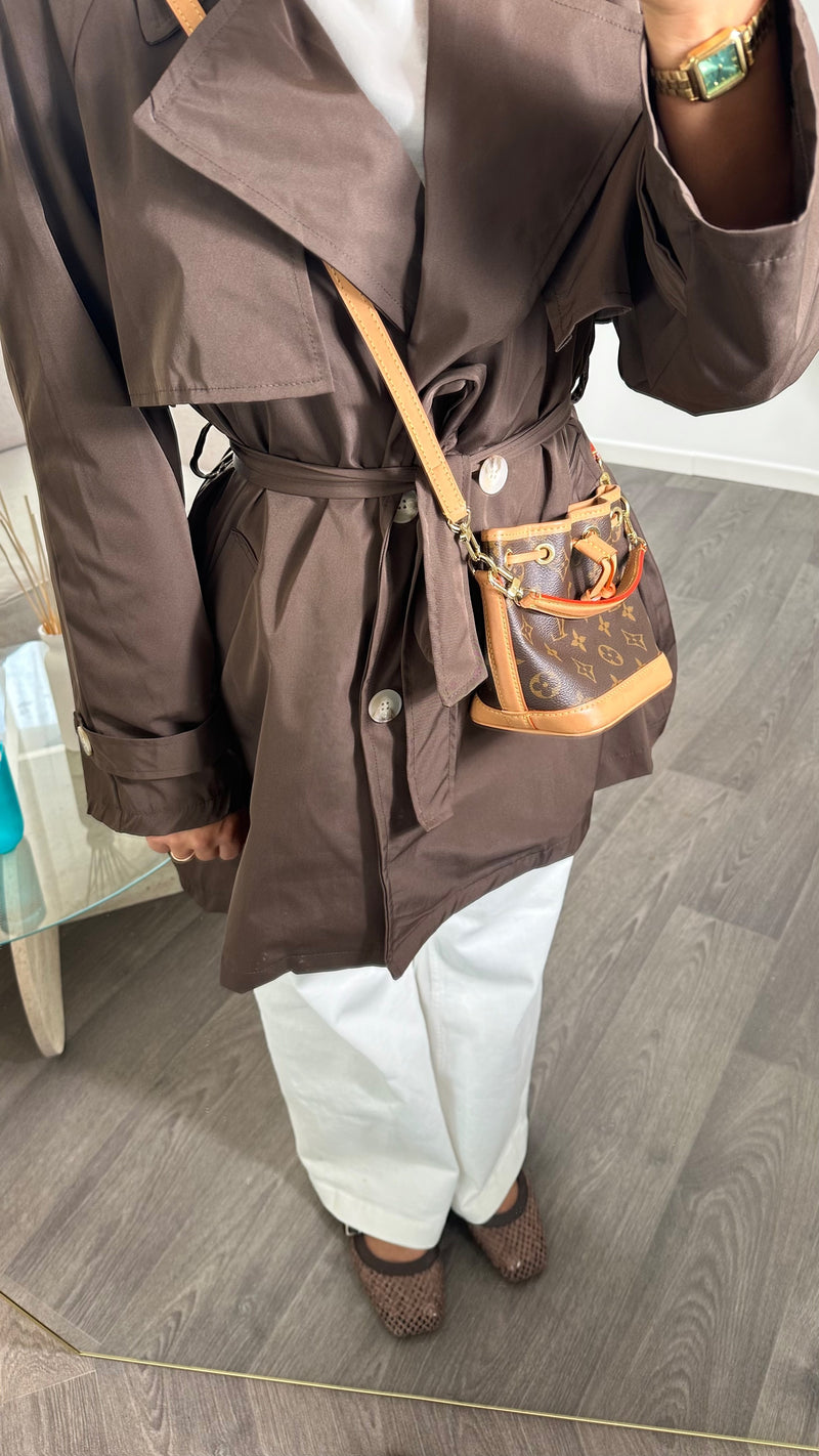TRENCH TESNIM • MARRON